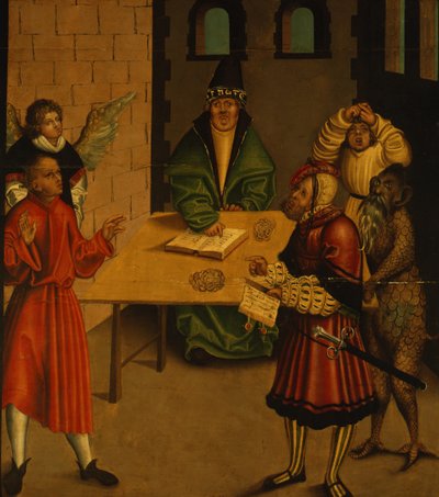 The Ten Commandments, 1516 by Lucas Cranach the Elder